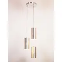 Люстра потолочная светодиодная Abrasax Md42 MD42029 3 лампы 9 м² цвет хром