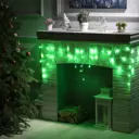 Электрогирлянда комнатная Luazon lighting бахрома 1.8x1.8 м 48 ламп зеленый 8 режимов работы