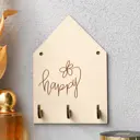 Ключница Simaland 9644505, ХДФ, 15x10 см, цвет светло-бежевый