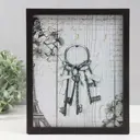 Ключница Simaland 9217066, пластик, 27x22 см, цвет серый