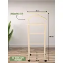Вешалка напольная Wissar Twin 48x100x35 см Бук цвет светло-бежевый