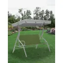 Сиденье для садовых качелей Tplus 1900x550/600 мм оксфорд 600 олива