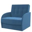 Кресло Фокус Оригинал 82x96x93 см велюр цвет синий
