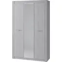 Шкаф распашной BTS 136x220x51 см ЛДСП цвет ясень белый