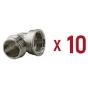 Угол 90° Aqualink 3/4"x3/4" ВР-НР латунь 10 шт