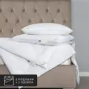 Набор 2 одеяла+2 подушки Linen льняное волокно в хлопковом тике 172x205 см 50x70 см