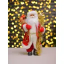 Декоративная фигура China Dans Дед Мороз в красной шубе 30 см