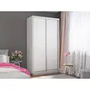 Шкаф-купе МК Е1 HE_B Экспресс 120x220x60 см ЛДСП 2 двери 2 полки цвет белый