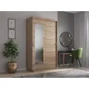 Шкаф-купе МК Е1-Юг Lite 212x120х59.5 см 7 полок ЛДСП цвет сонома