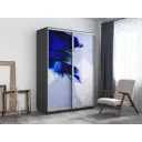 Шкаф-купе МК Е1-Юг Экспресс 1010 220x120x60 см 7 полок ЛДСП цвет диамант