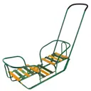 Санки для двойняшек Nika Kids 38x40x105 см цвет зеленый