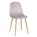 Кухонный стул Tetchair Breeze 87x53x44 см вельвет цвет светло-серый/бежевый