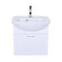 Подвесная тумба Orange Роса 47см c раковиной цвет белый