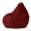 Кресло-мешок Goodpoof 5XL 110x150x110 см вельвет цвет гранатовый