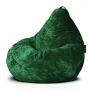 Кресло-мешок Goodpoof XXXL 95x135x95 см вельвет цвет изумрудный