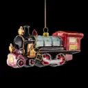 Елочная игрушка Ретро-паровоз Erichkrause decor 50924 33 см х 54 см разноцветный