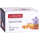 Заварочный чайник 800 мл Loraine 60076 стекло цвет прозрачный