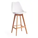 Барный стул Tetchair Tulip bar 57x104x48 см цвет белый