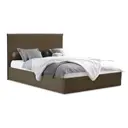 Кровать Ладья Эстель 150x112x218 см велюр цвет коричневый