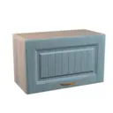 Навесной шкаф Клик мебель Кантри 60x36x30 см ЛДСП цвет дуб молочный/голубой