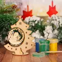 Заготовка для творчества Зимнее Волшебство Ёлка с ангелом и голубем