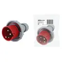 Вилка кабельная Tdm electric SQ0611-0021 400 В с заземлением цвет красный