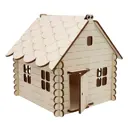 Игрушечный деревянный домик №1 14x13x14см