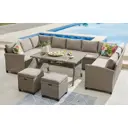 Садовая мебель для отдыха Афина мебель AFM-370B-Beige искусственный ротанг бежевый 6 предметов