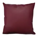 Декоративная подушка Славянский текстиль Leather 5010855/Wine, 45x45 см цвет бордовый
