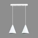 Светильник подвесной BAYERLUX 5214393 2 лампы 4 м² цвет белый