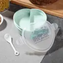 Ланч-бокс в форме сердца "Прекрасных мгновений" 600 мл Simaland пластик цвет бирюзовый