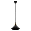 Светильник подвесной BAYERLUX F761TT-1018 1 лампа 2 м² цвет черный