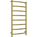 Полотенцесушитель электрический Сунержа Галант 4.0 532x1000 мм 147 Вт с терморегулятором Н-образный правый цвет латунь