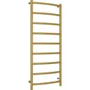 Полотенцесушитель электрический Сунержа Галант 4.0 532x1200 мм 168 Вт с терморегулятором Н-образный левый цвет матовое золото