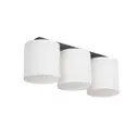 Люстра потолочная Vitaluce V2882-1/3pl 3 лампы 9 м² цвет черный матовый