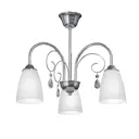 Люстра потолочная Vitaluce V3222-9/3PL, 3 лампы, цвет серый