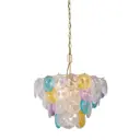 Люстра подвесная Vitaluce V5295-8/6+3+3+1, 13 ламп, цвет золотой