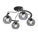 Люстра потолочная Vitaluce V4910-1/4PL, 4 лампы, цвет белый