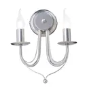 Бра Vitaluce V3716/2A, цвет серебряный