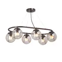 Люстра подвесная VITALUCE V4935 6 ламп 18 м² цвет бронза