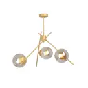 Светильник потолочный VITALUCE V4057-8/3PL 3 лампы 9 м² цвет золото