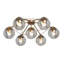 Люстра потолочная VITALUCE Нет 7 ламп 14 м² цвет золотистый