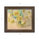 Картина в раме Декор Депо Ксения Черномор "Цветущее солнце" E21 31x36 см