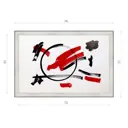 Картина в раме Декор Депо Константин Малютин "Абстрактный восход" E20 51x76 см