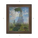 Картина в раме Декор Депо Клод Моне "Променад женщины с зонтом" E21 36x31 см