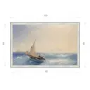 Картина в раме Декор Депо Иван Айвазовский "Доставка с острова Искья" E20 66x101 см