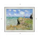 Картина в раме Декор Депо Клод Моне "Утес в Пурвилле" E20 46x56 см