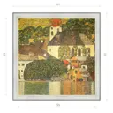 Картина в раме Декор Депо Густав Климт "Церковь в Унтерах-ам-Аттерзее"" E20 61x61 см