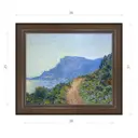 Картина в раме Декор Депо Клод Моне "Горная дорога в Монако" E21 31x36 см