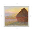 Картина в раме Декор Депо Клод Моне "Стог сена на закате" E20 61x76 см